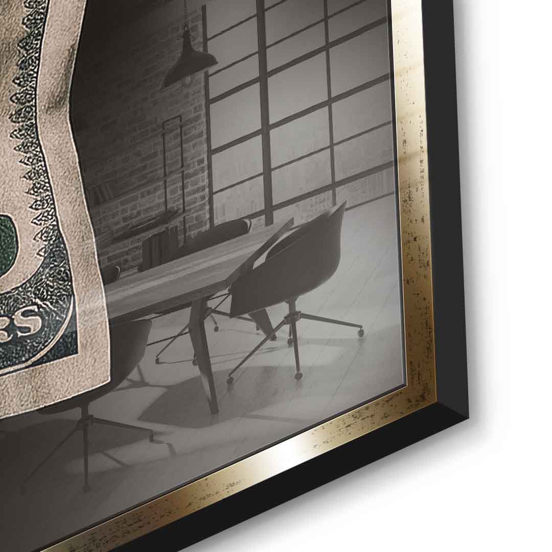 Wealth is Timing - acrylic glass