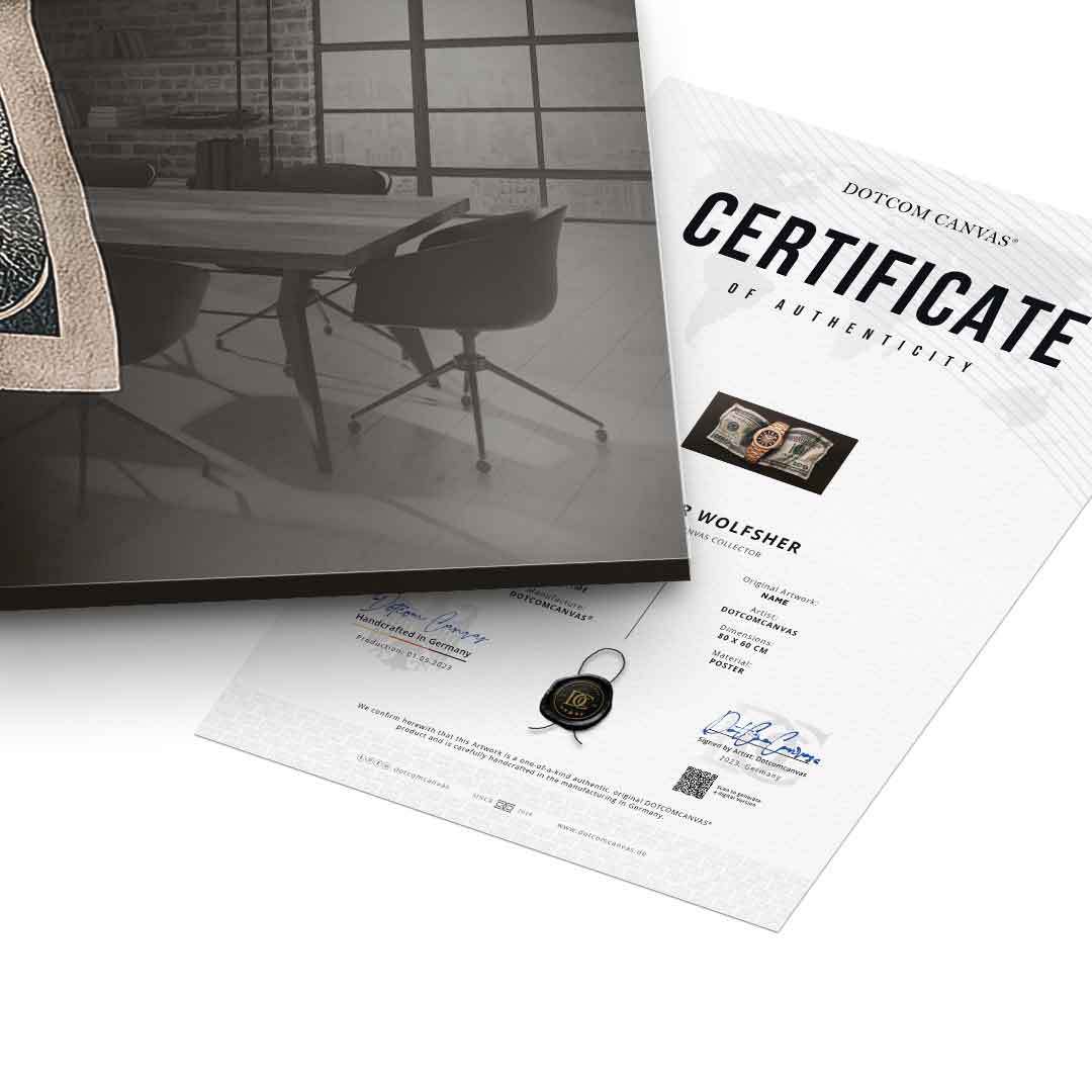 Wealth is Timing - acrylic glass