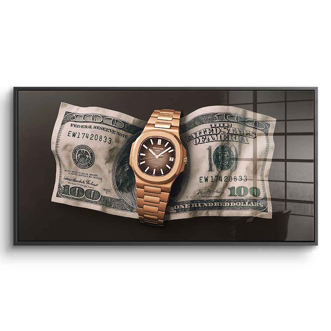 Wealth is Timing - acrylic glass