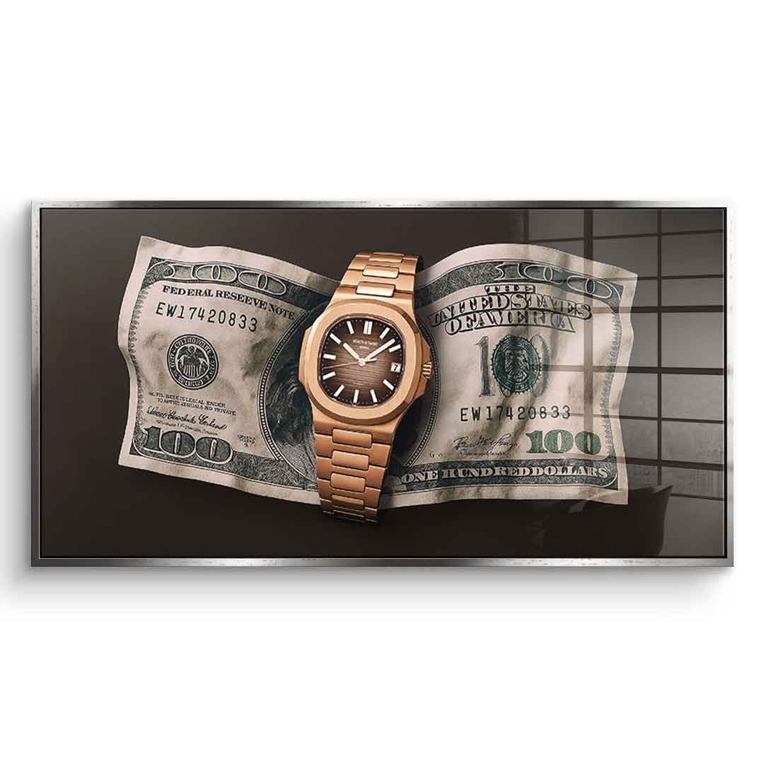 Wealth is Timing - acrylic glass