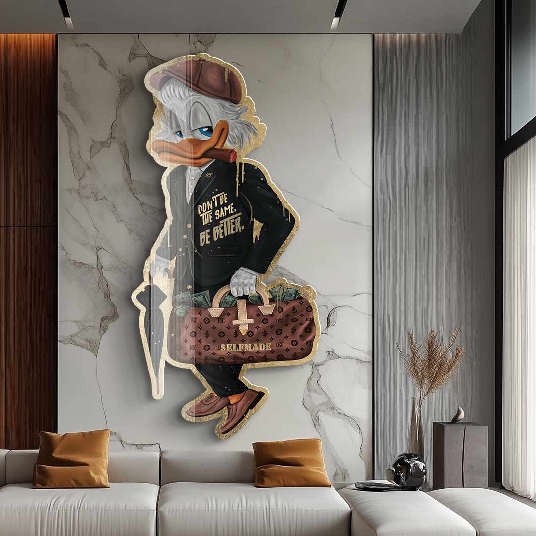 Wall sculpture $elfmade - acrylic glass