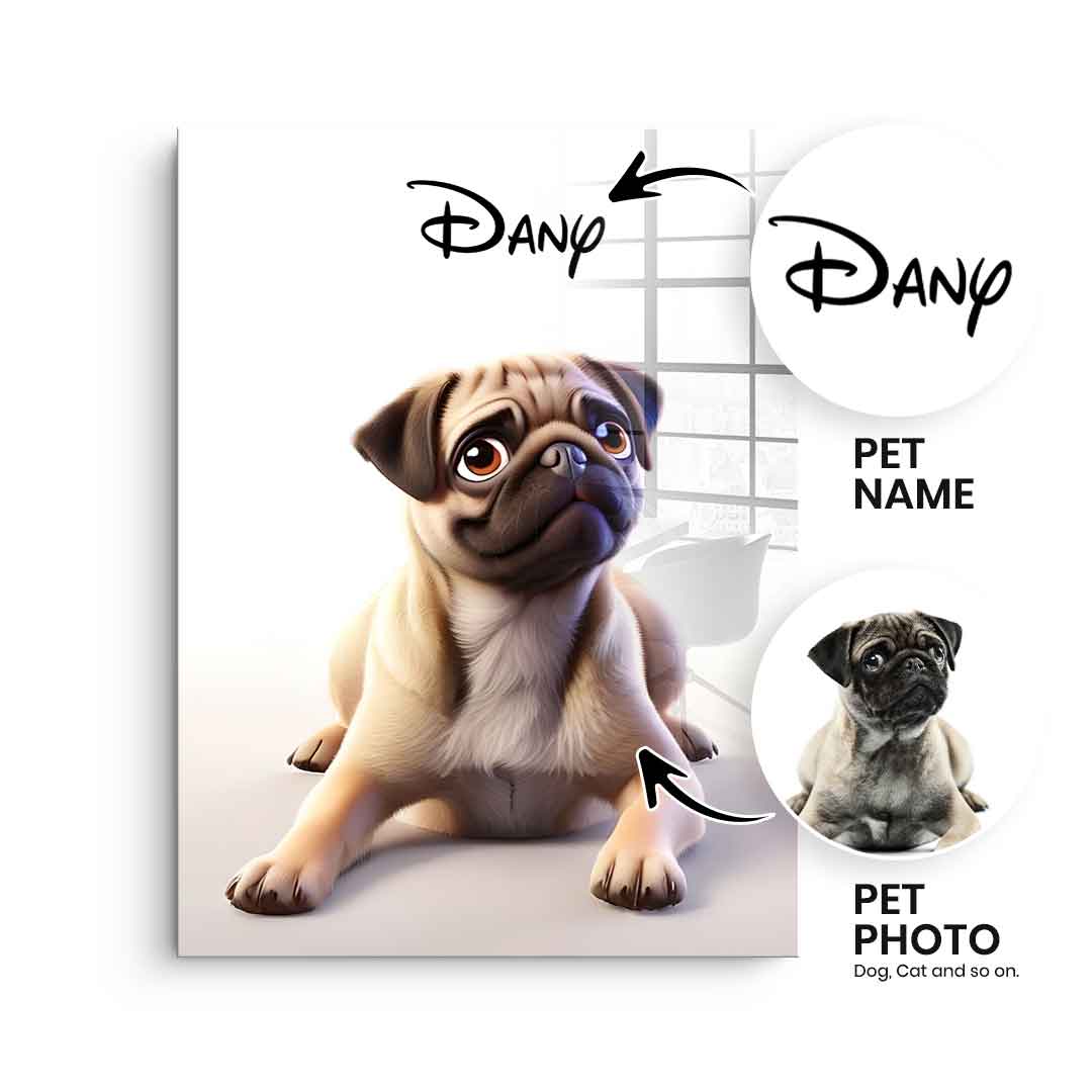 Pet Disney customizable - acrylic glass