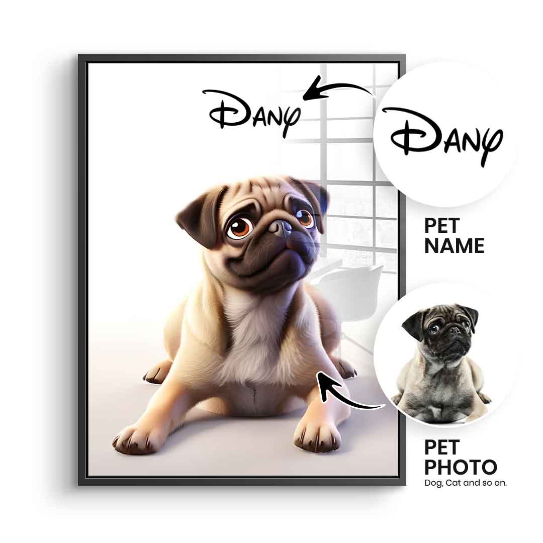Pet Disney personalisierbar - Acrylglas