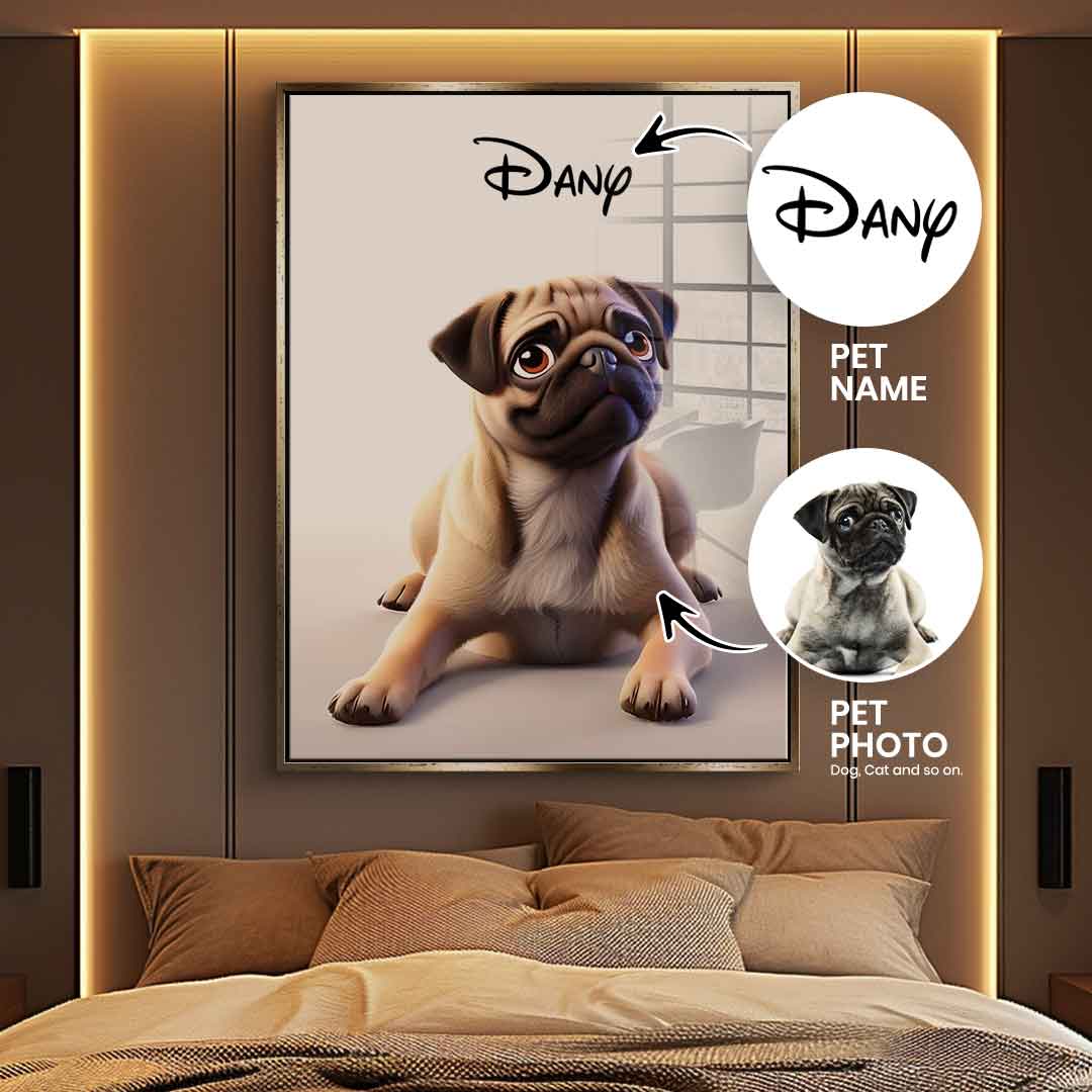 Pet Disney customizable - acrylic glass