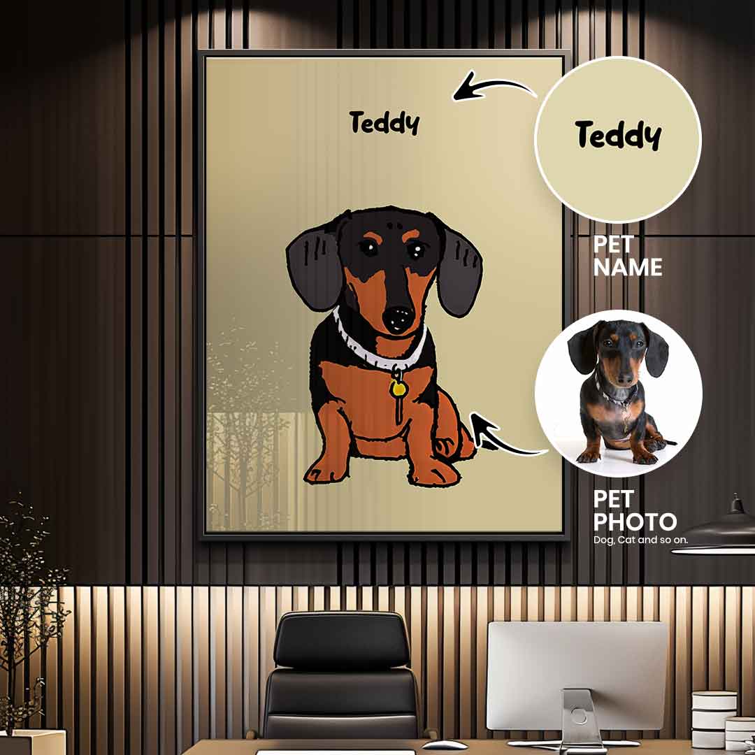 Pet Minimalistic customizable - acrylic glass