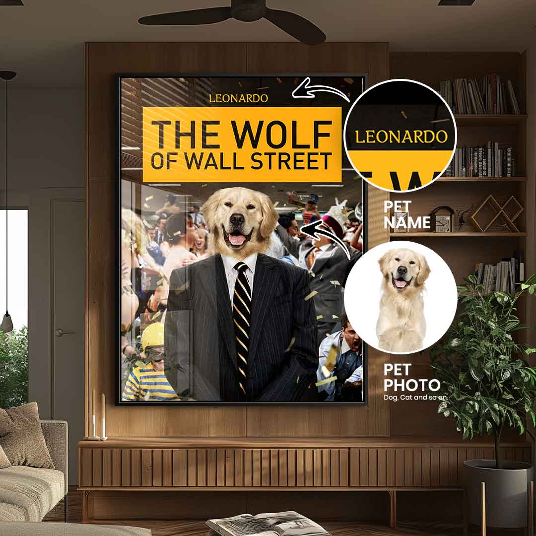 Wolf Of Wall Street customizable - acrylic glass