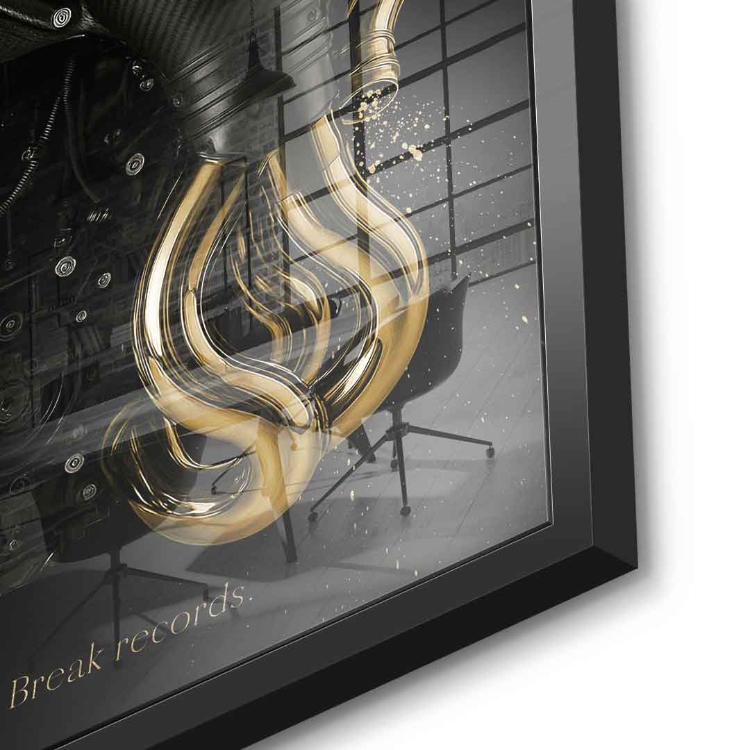 Koenigsegg Engine - Blattgold