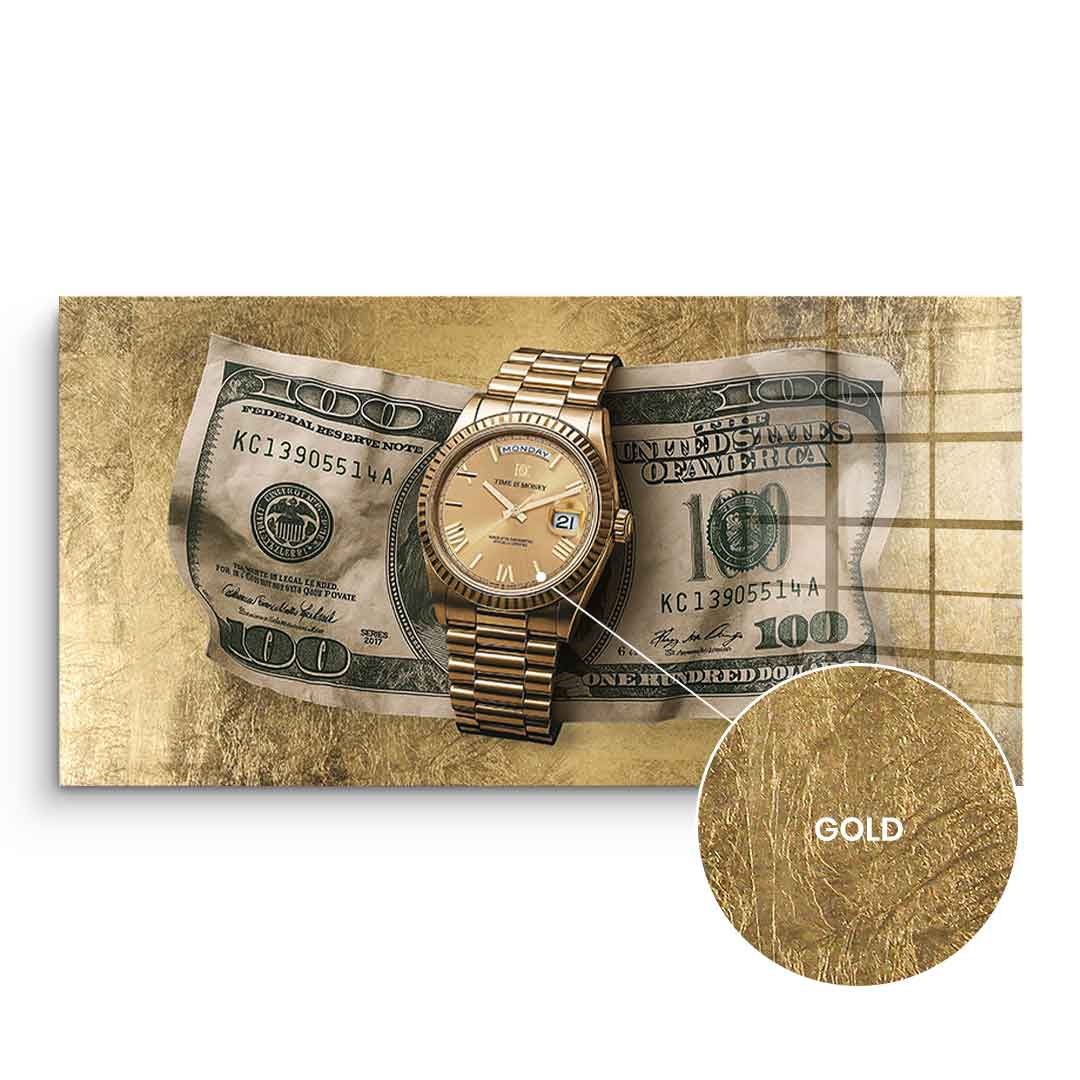 Time is Money - Blattgold