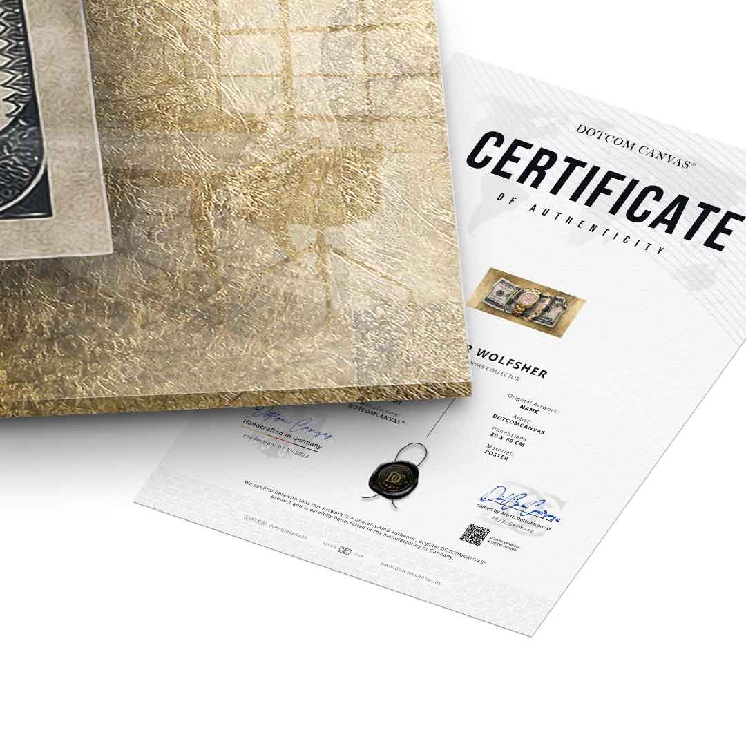 True Luxury is Time - gold leaf