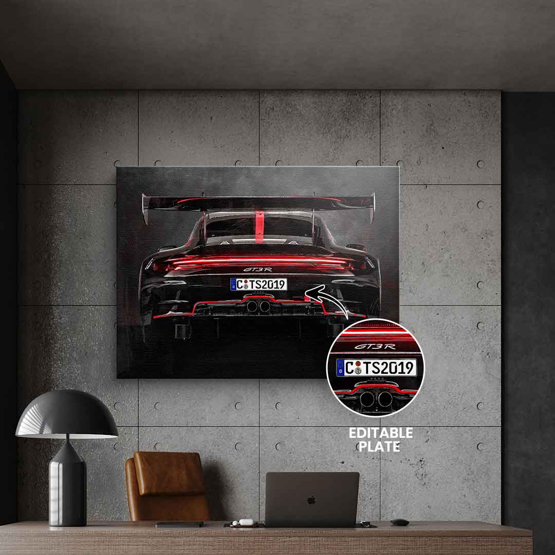 Porsche Backside - customizable