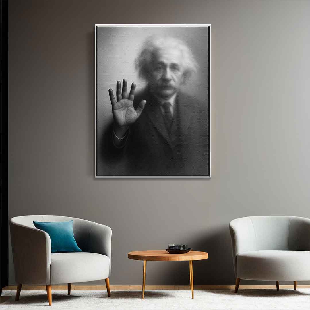 Einstein's Silhouette