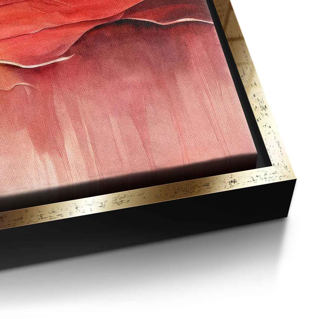 Crimson Peaks And Coral Valleys