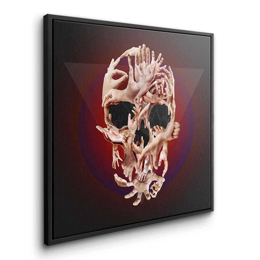 Hands Skull