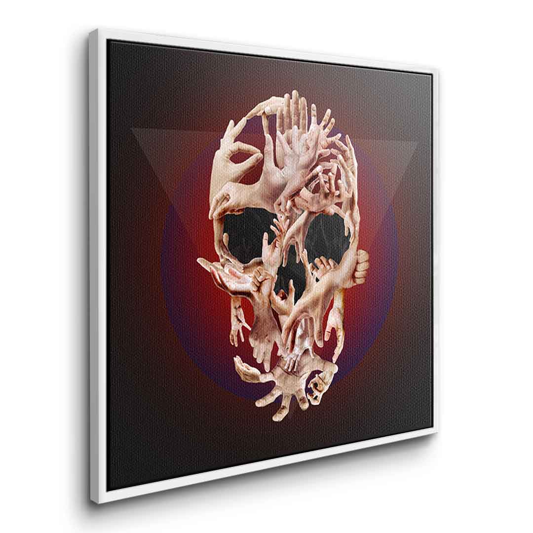 Hands Skull