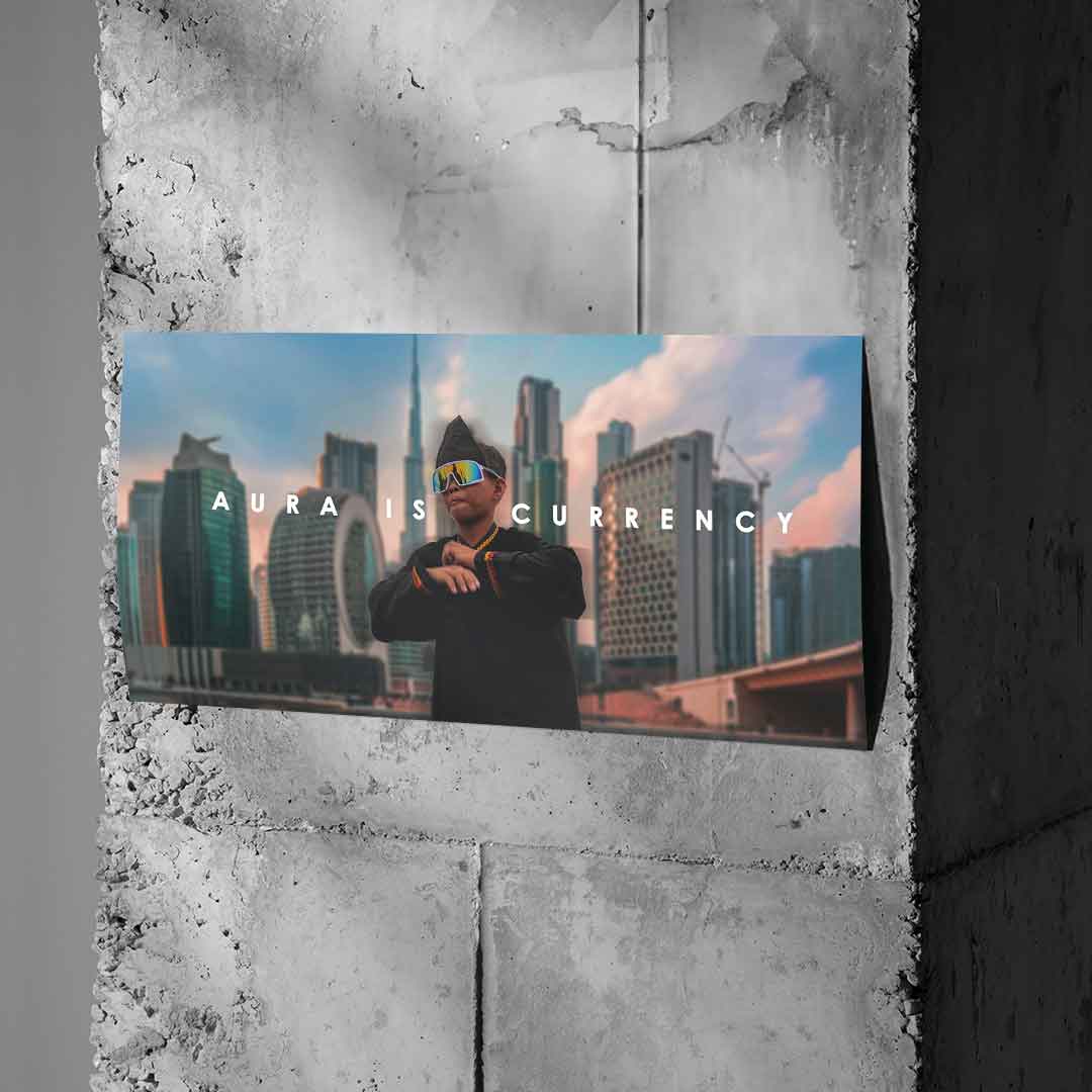 AURA IS CURRENCY - Poster