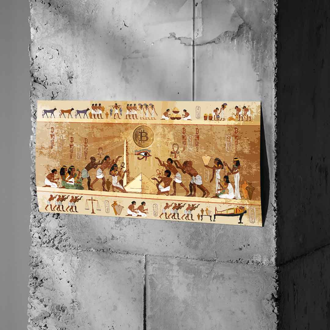 Antique Bitcoin poster