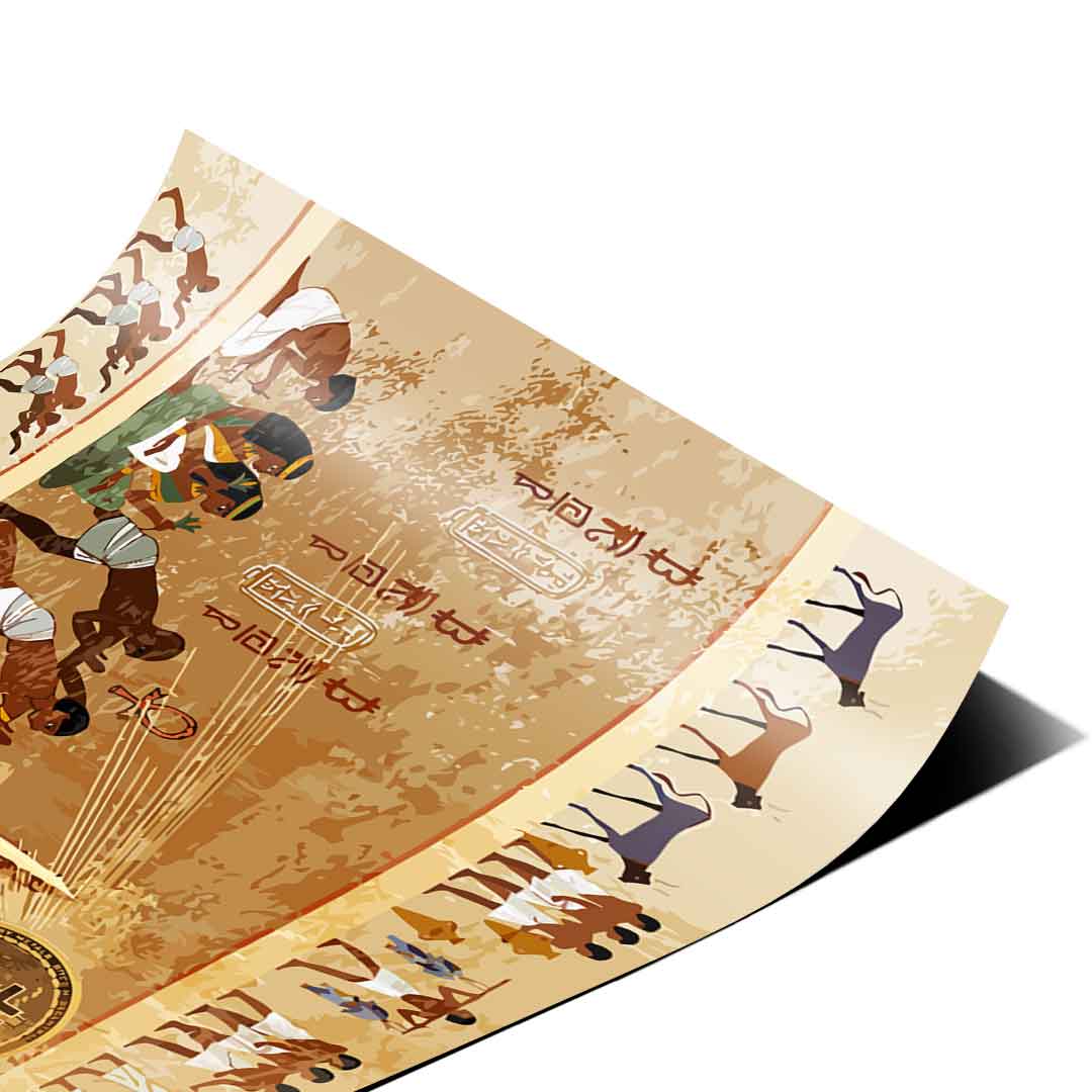 Antique Bitcoin poster