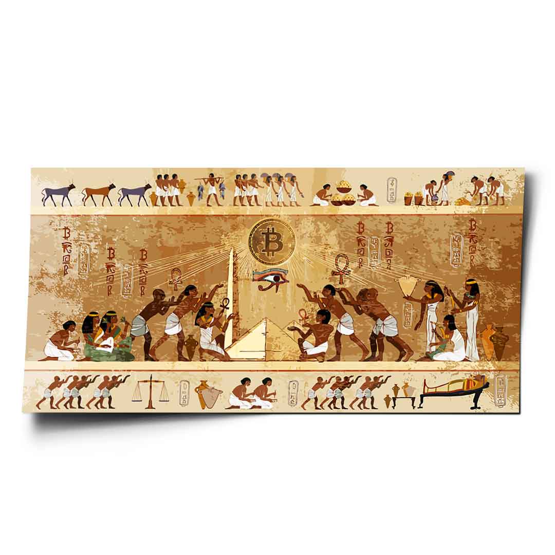 Antique Bitcoin poster