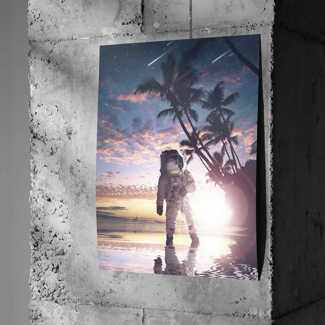 Astronaut Walk - Poster