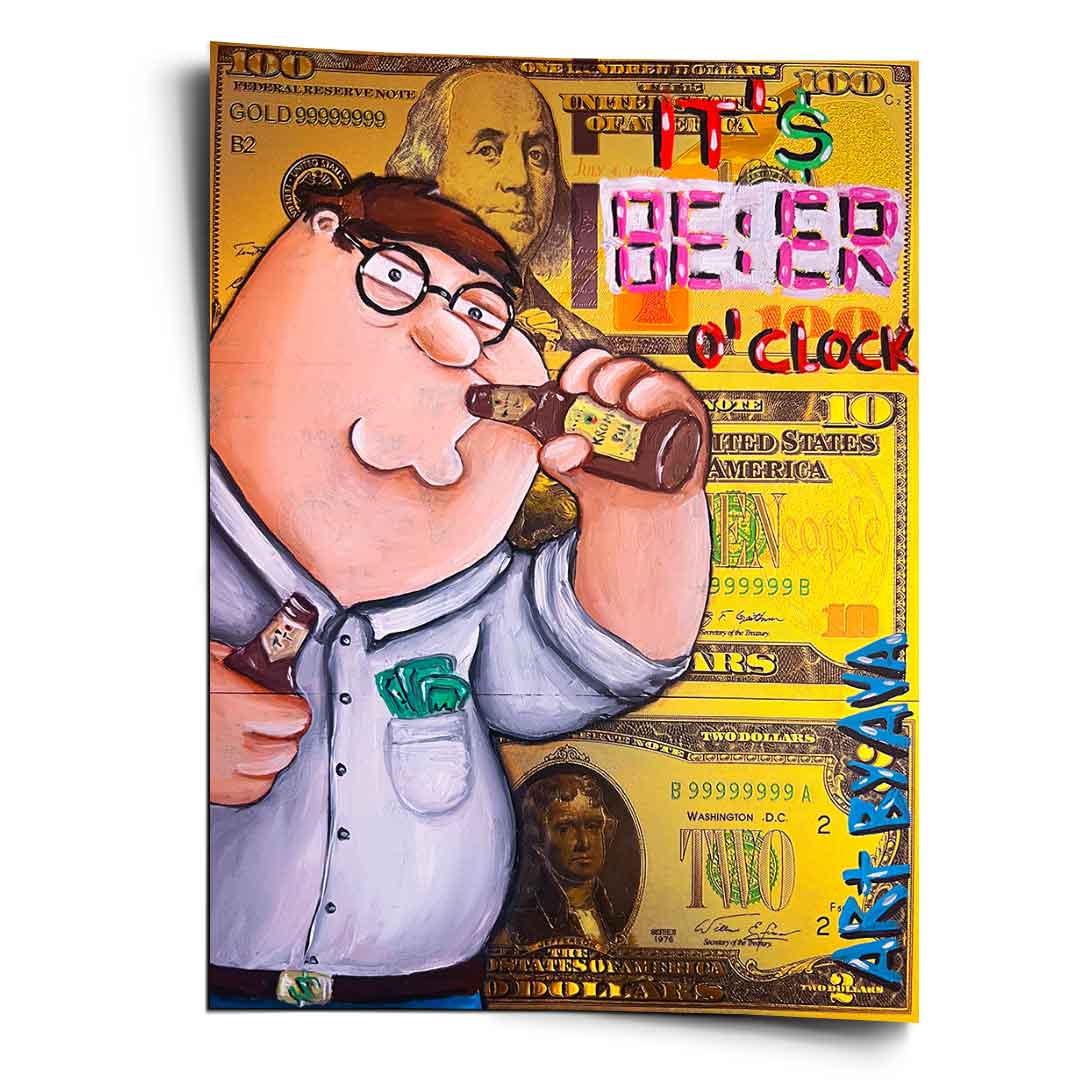 Beer o'clock - Poster