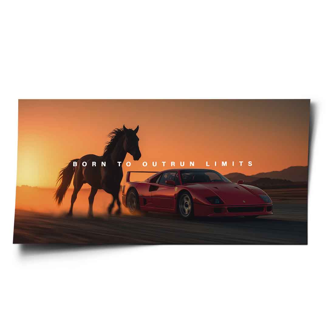 Born to Outrun Limits - Poster