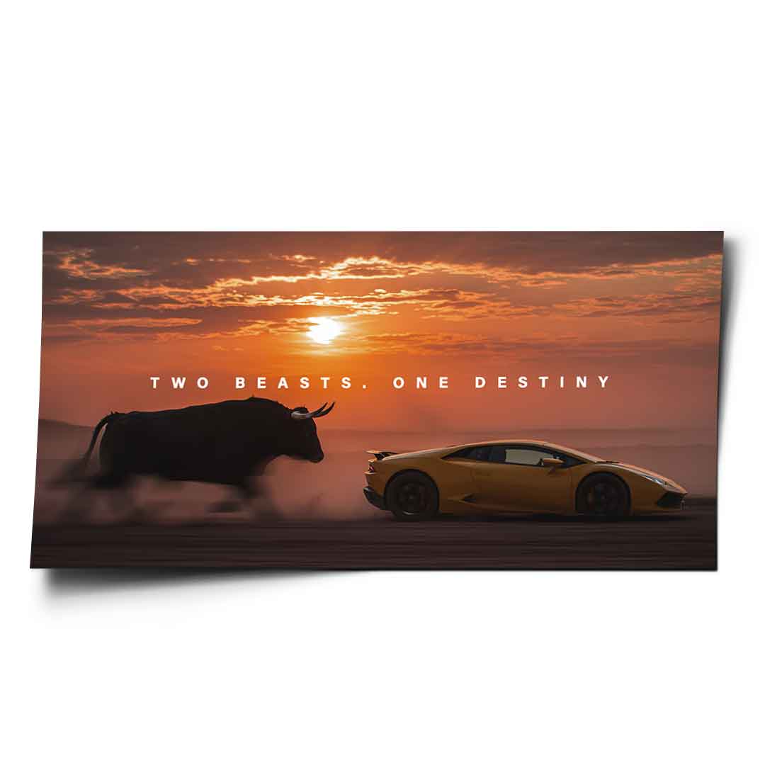 Two Beasts ( Lambo ) - Poster