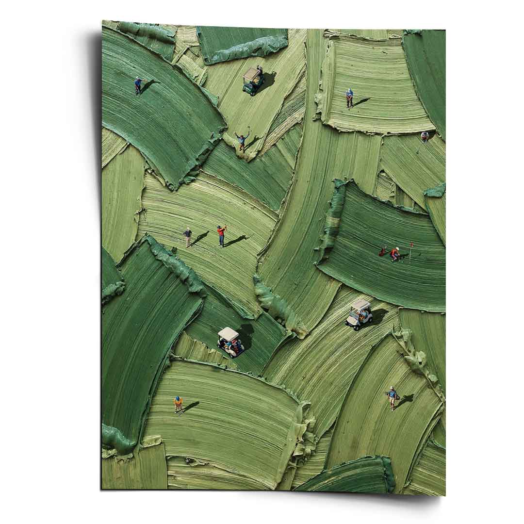 Golf in Action - Poster