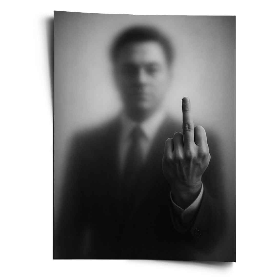 J. Belfort's Silhouette - Poster