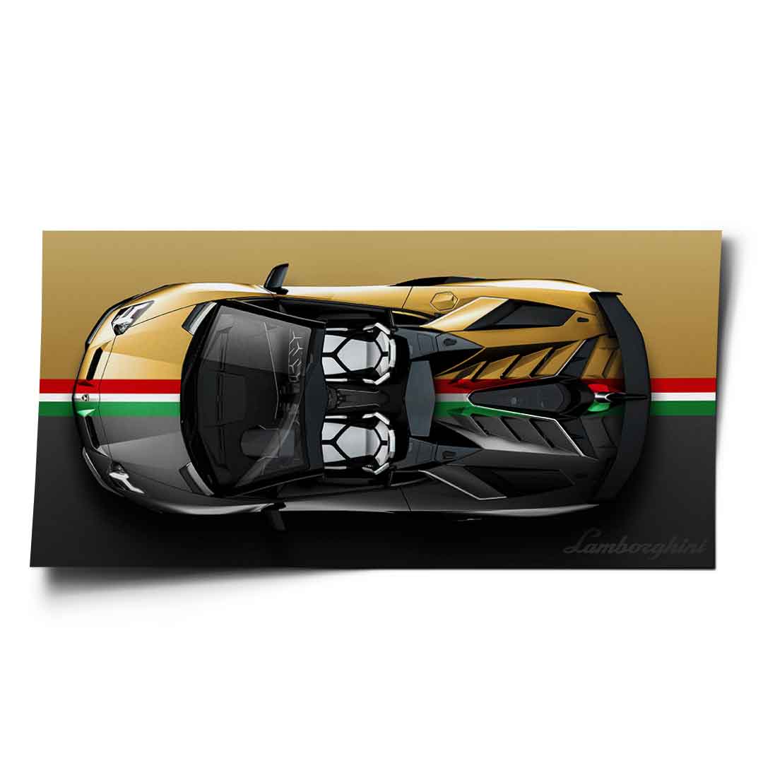 Lamborghini Aventador SVJ - Poster