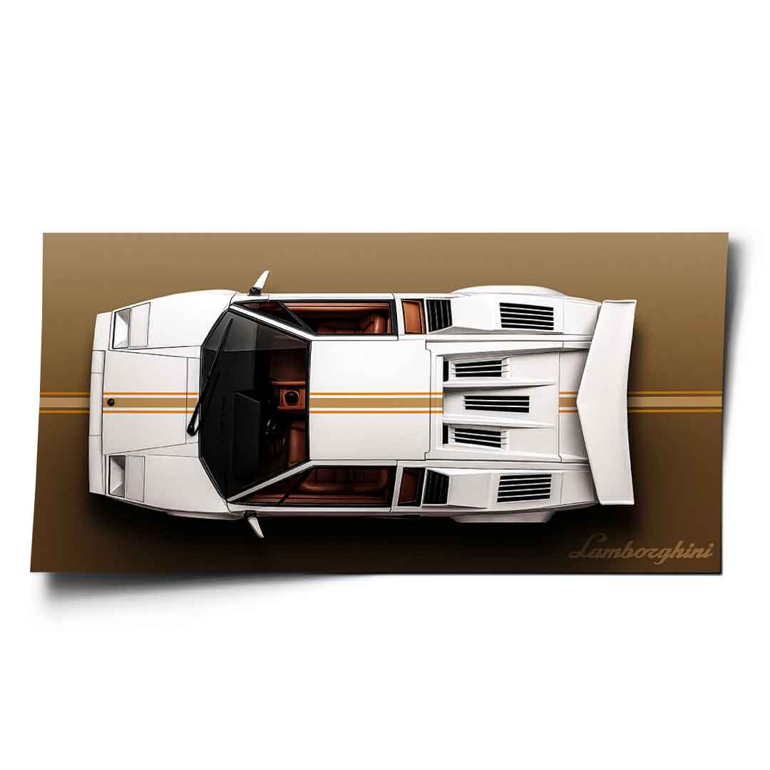 Lamborghini Countach - Poster