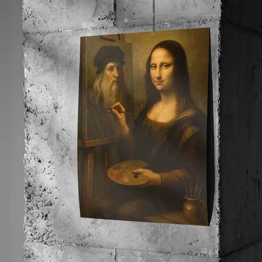 MONA PAINTING - Poster