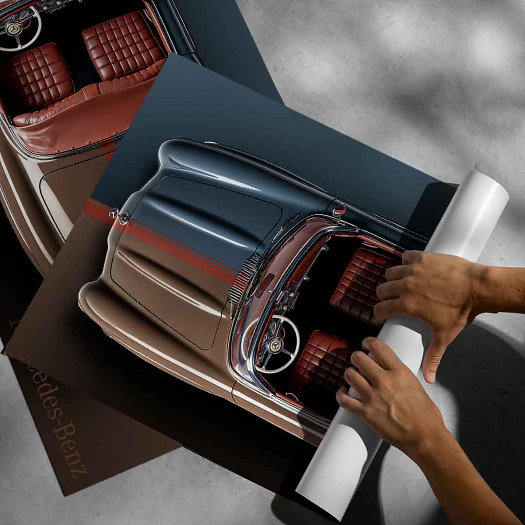 Mercedes-Benz 300 SL Roadster - Poster
