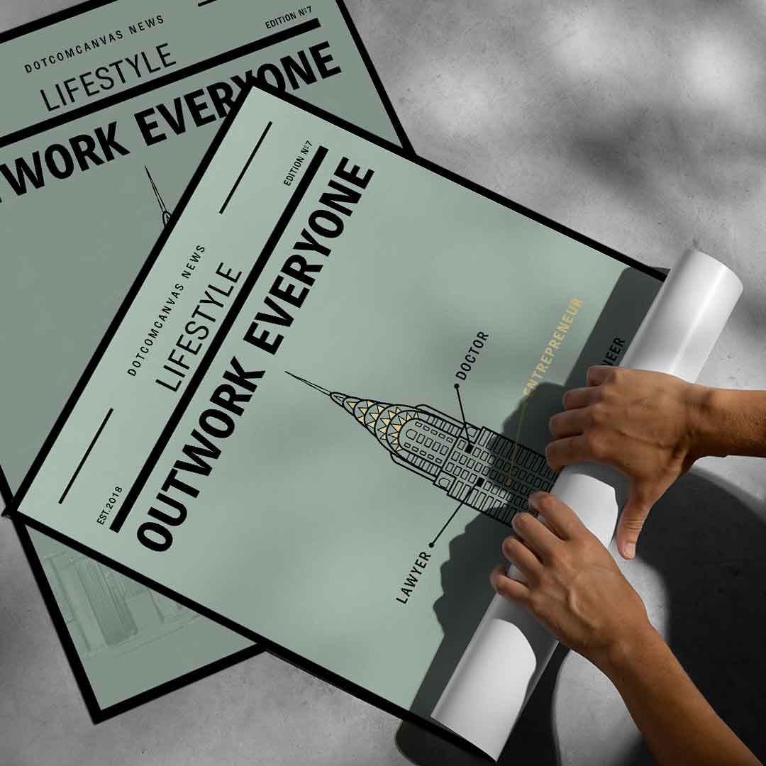 OUTWORK EVERYONE - Poster