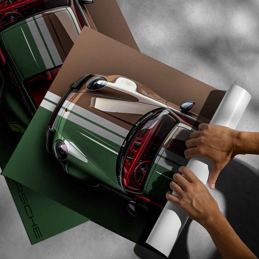 Porsche 911 Targa - Poster