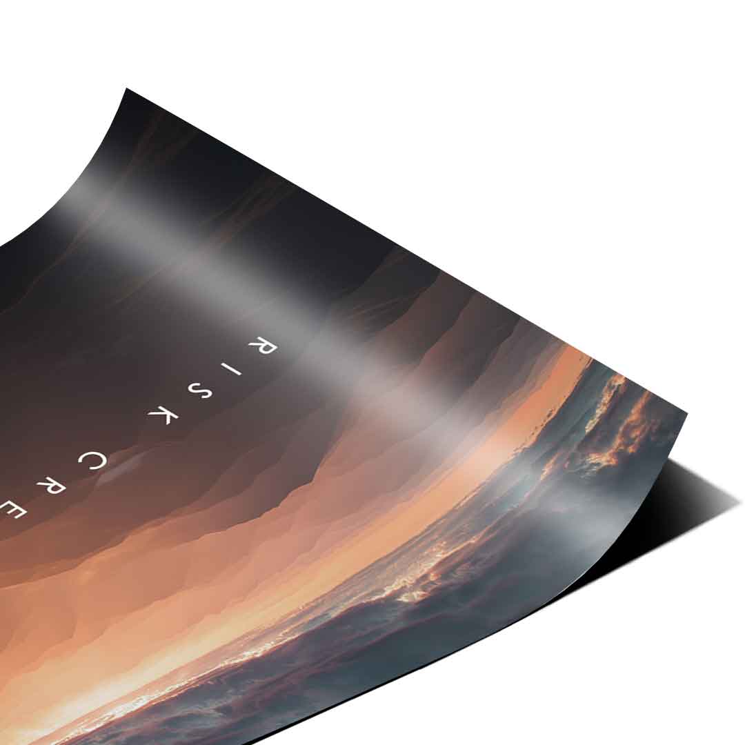 Risk Creates Perspective - Poster