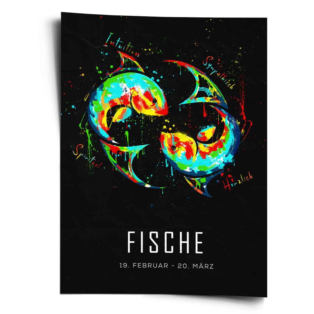 ZODIAC SIGN PISCES - Poster
