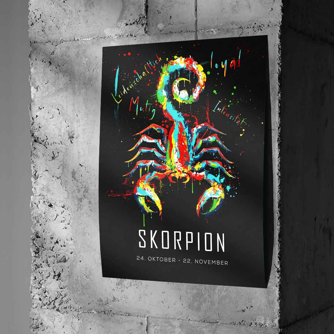ZODIAC SIGN SCORPION - Poster