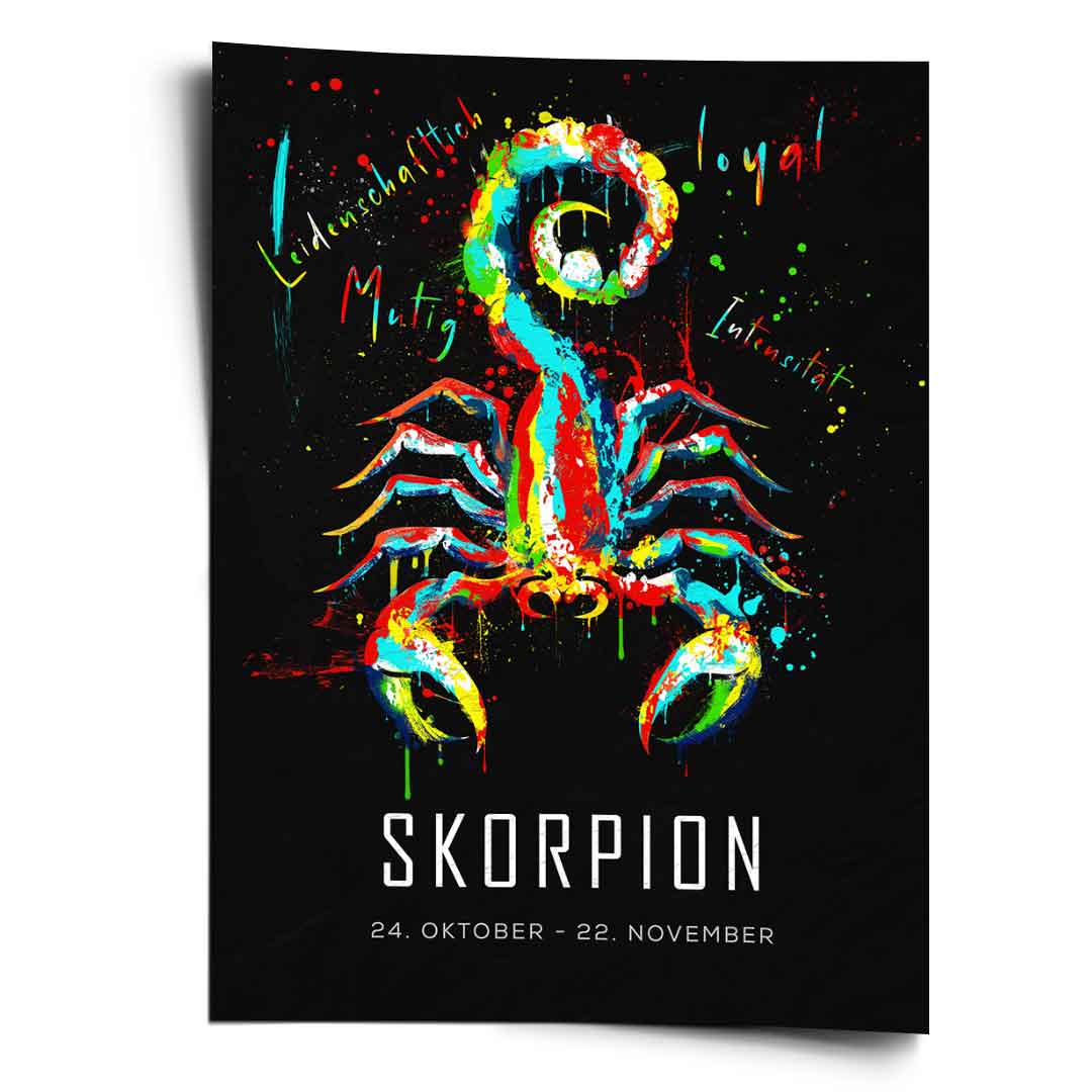 ZODIAC SIGN SCORPION - Poster