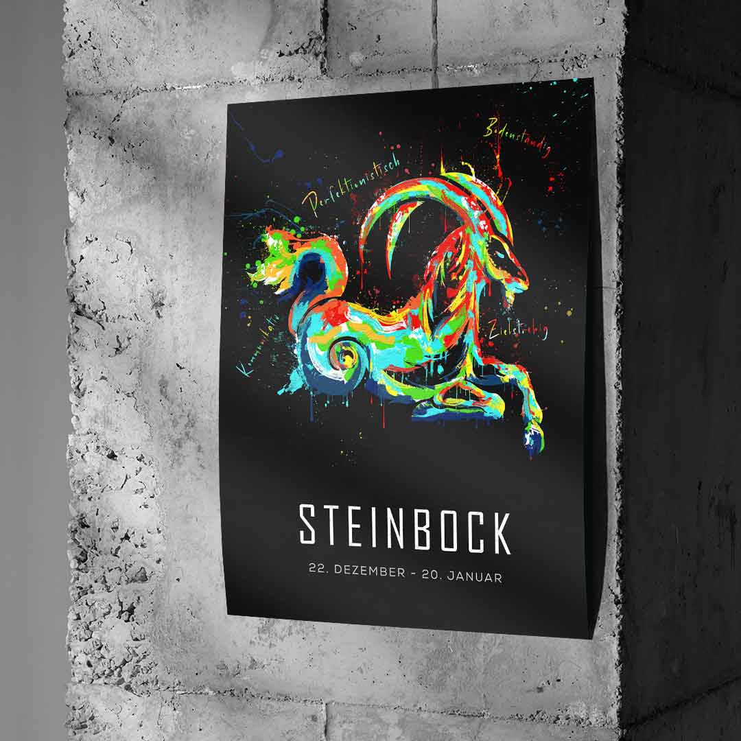 ZODIAC SIGN CAPRICORN - Poster