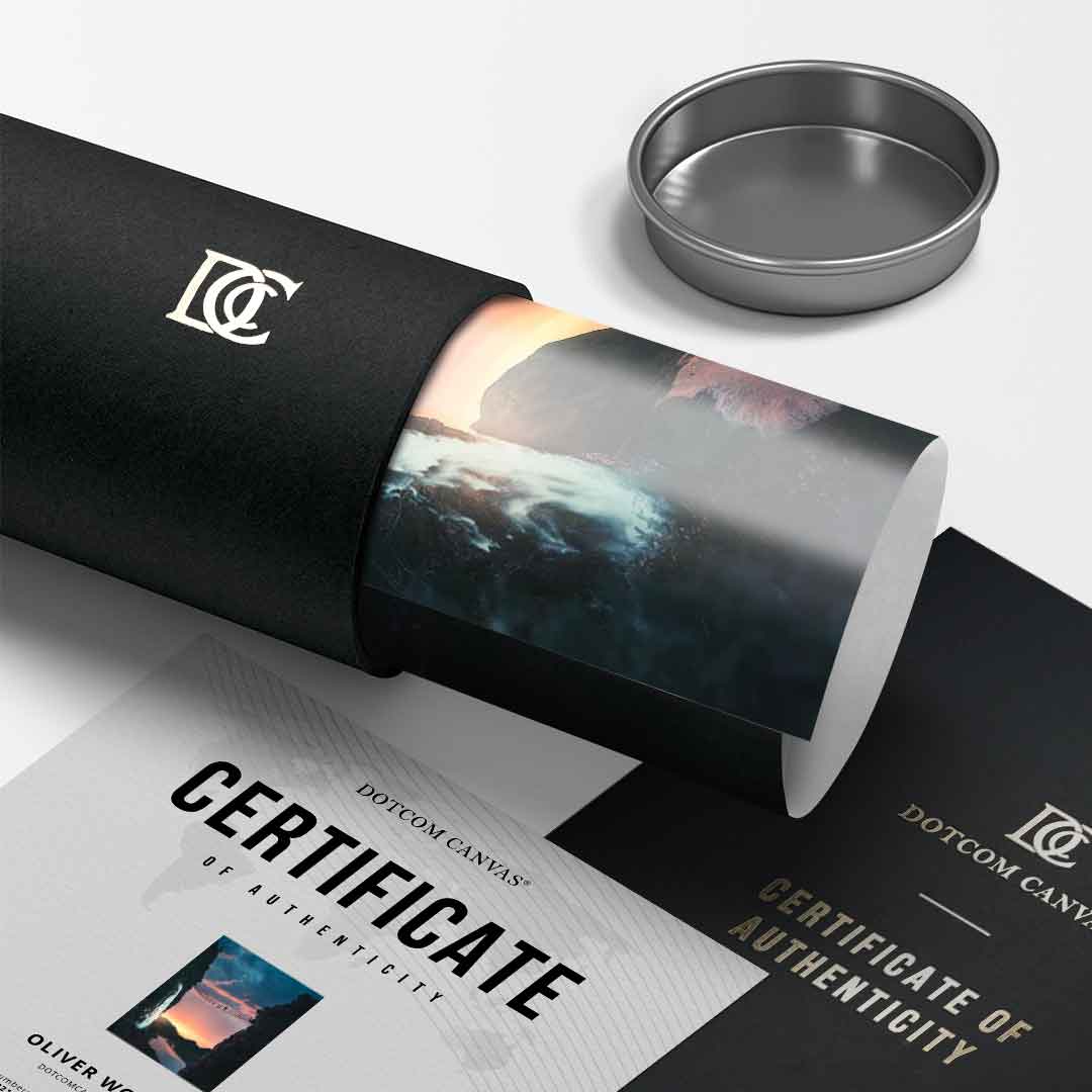 Sonnenuntergang Kluft - Poster