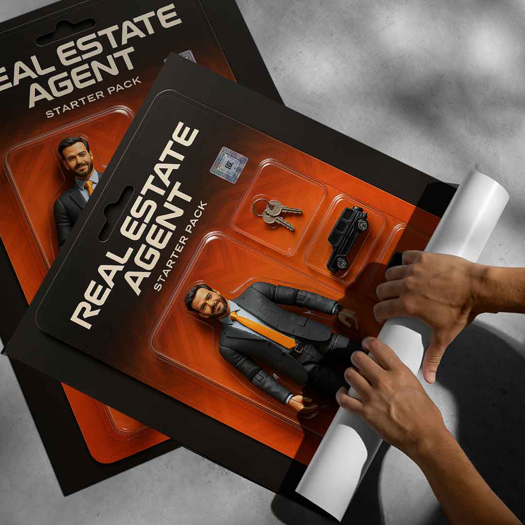 Starter Pack REAL ESTATE AGENT - Poster