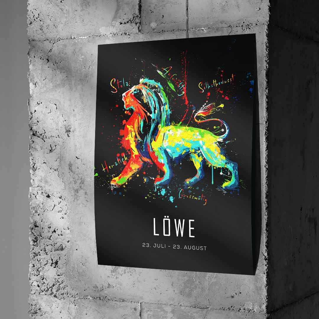 ZODIAC SIGN LEO - Poster