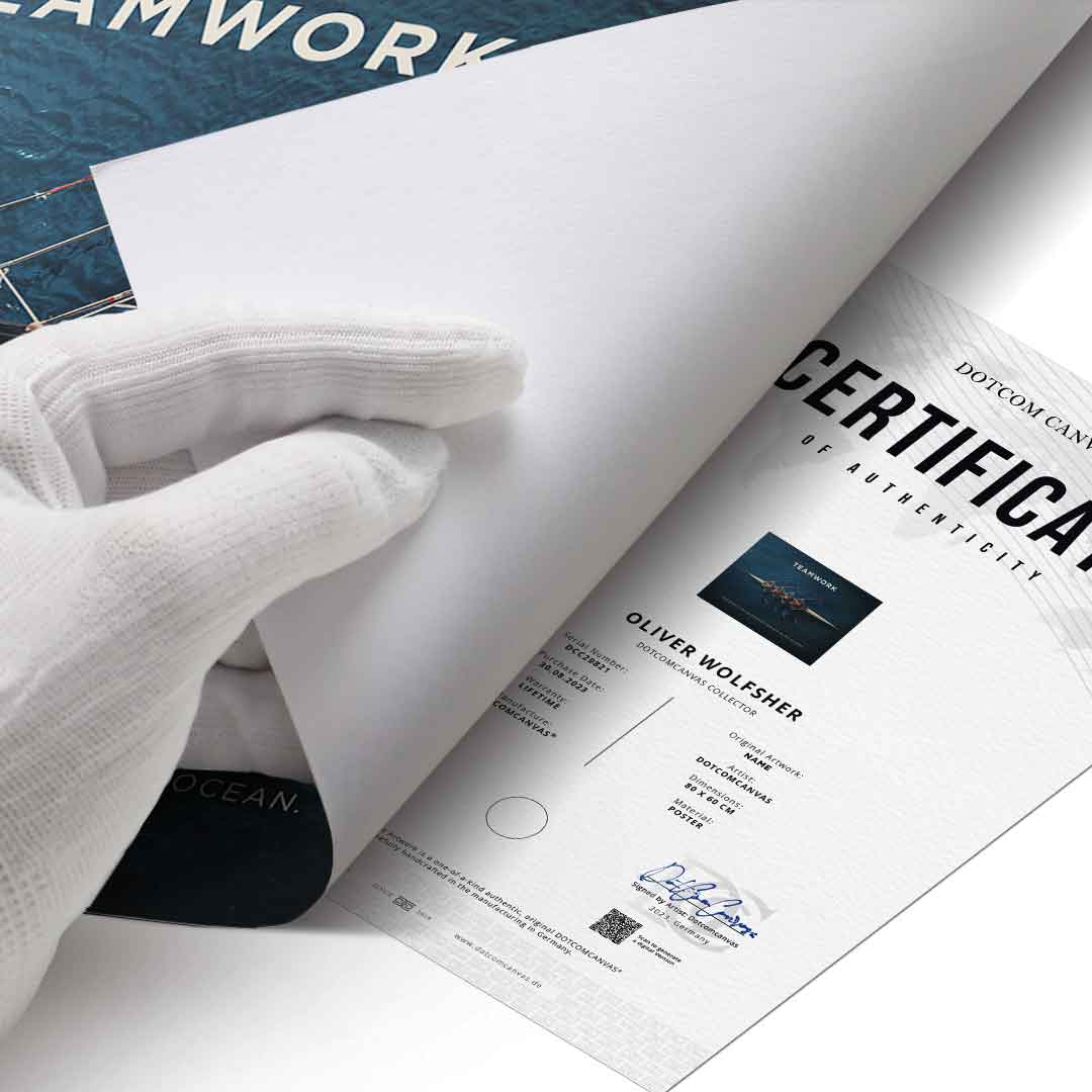 Teamwork #Rudern - Poster