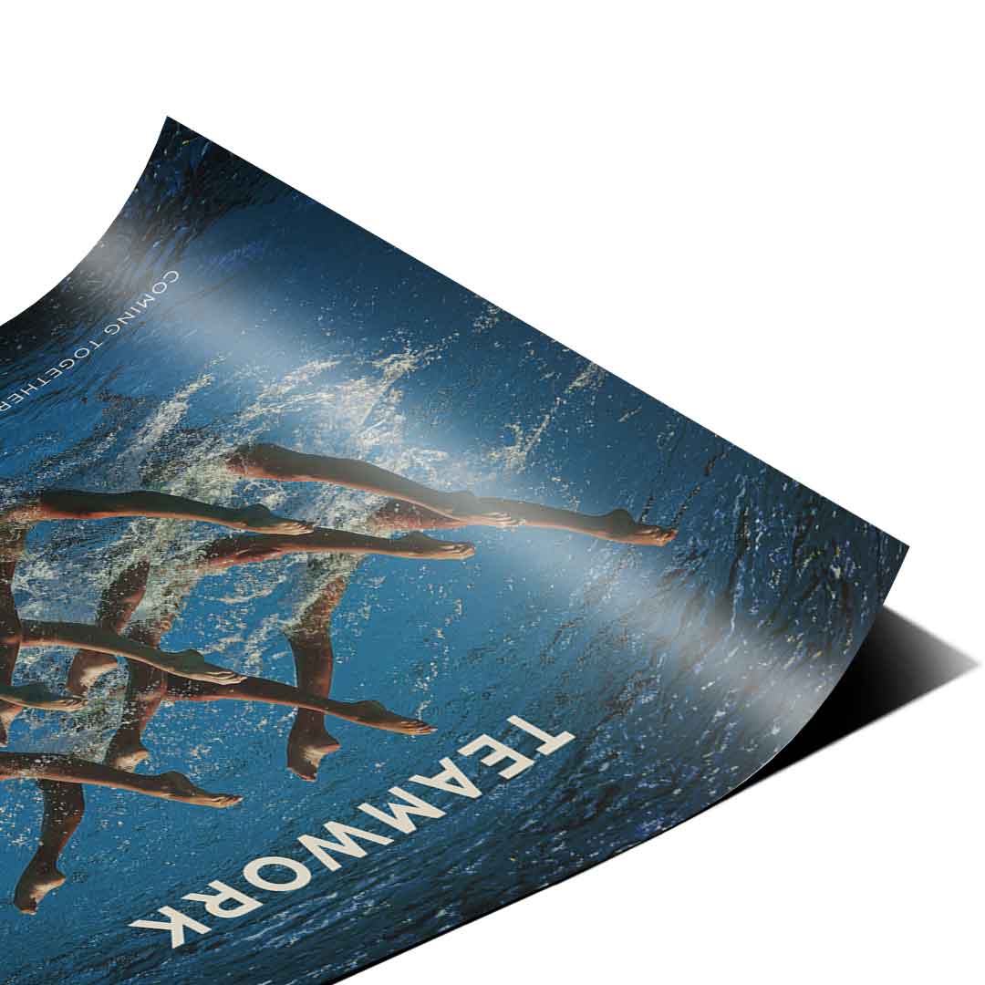 Teamwork #Swimming - Poster