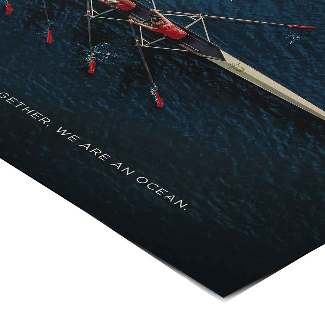 Teamwork #Rudern - Poster