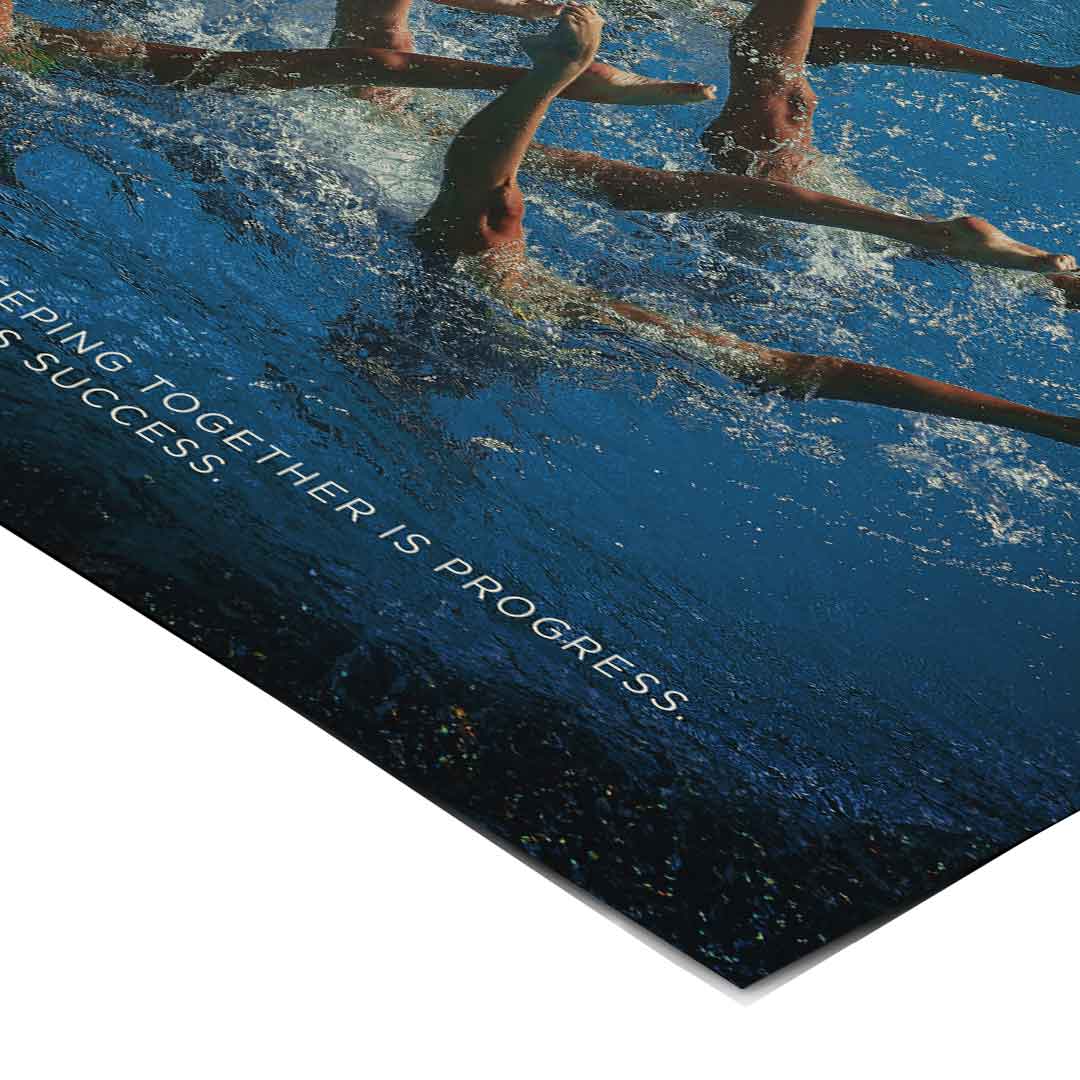 Teamwork #Swimming - Poster