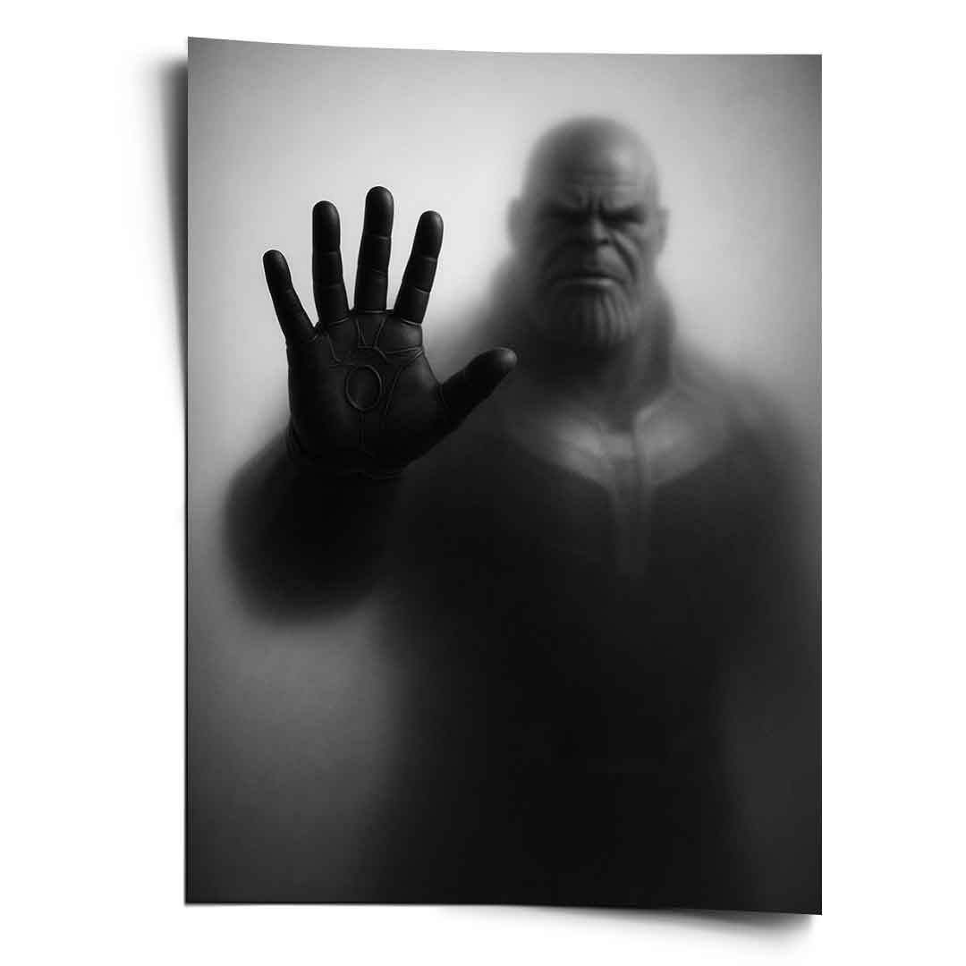 Thanos' Silhouette - Poster