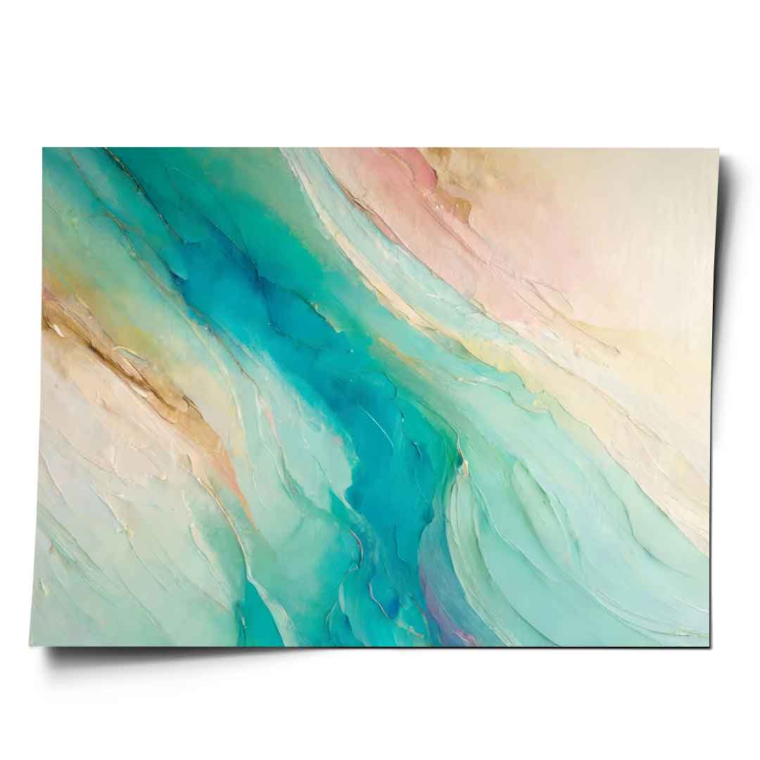 Dreamy Ocean Currents - Poster