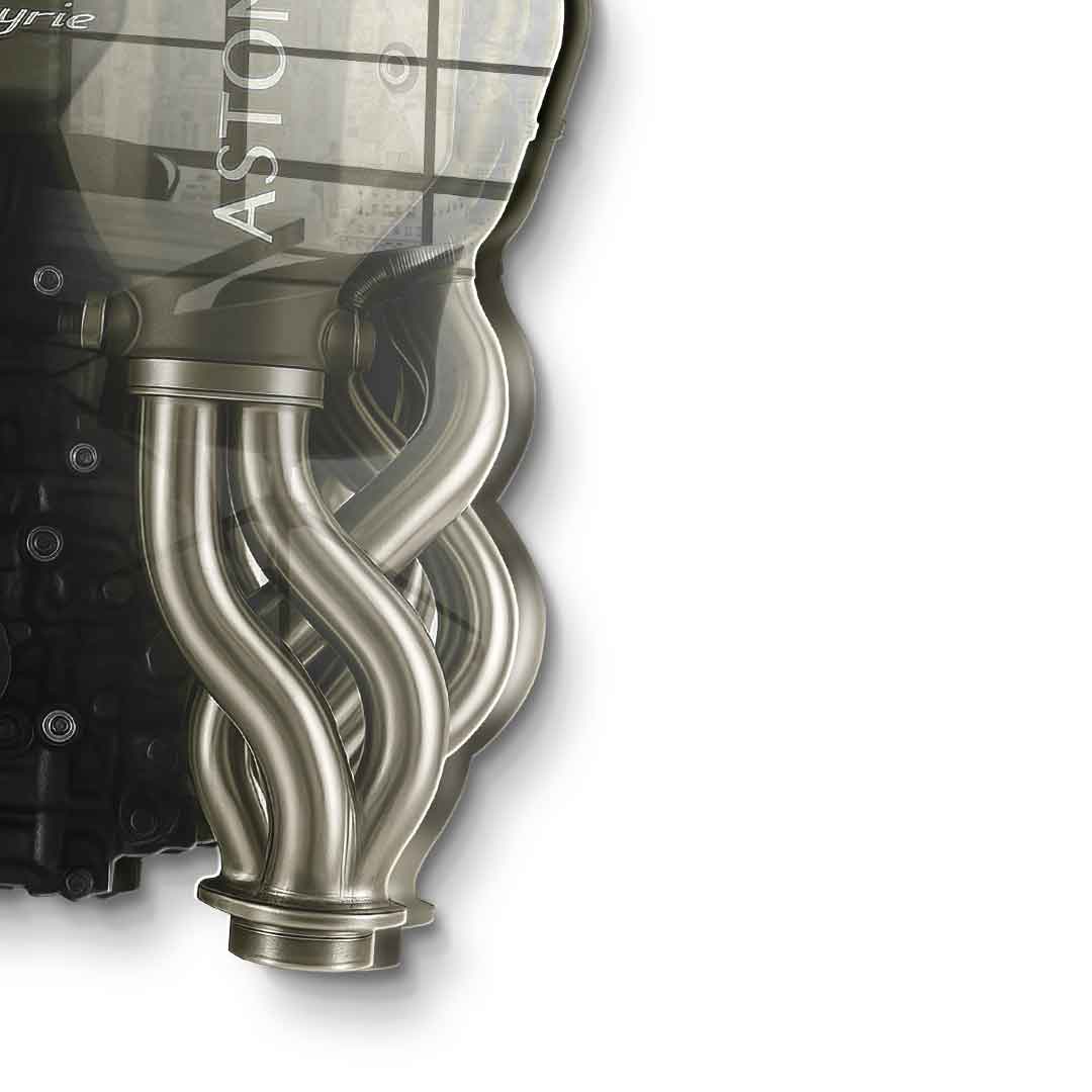 Wandskulptur Aston Martin Engine - Acrylglas