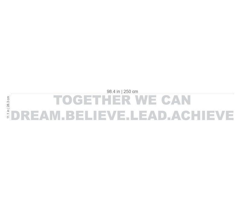 Together we can dream